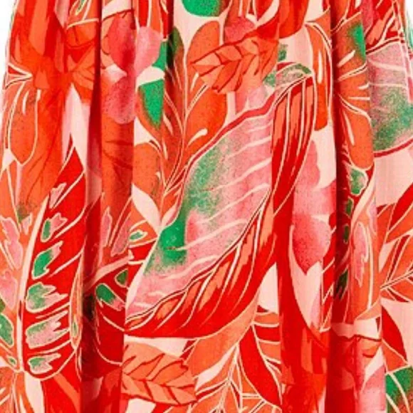 GB GIRLS Tropical sundress with fake tie shoulders NWT Size 5 - Picture 6 of 12